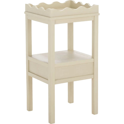 Grove One Drawer Accent Table by HedgeApple Essentials. Made from pine wood, mdf, zinc alloy in a unique style.