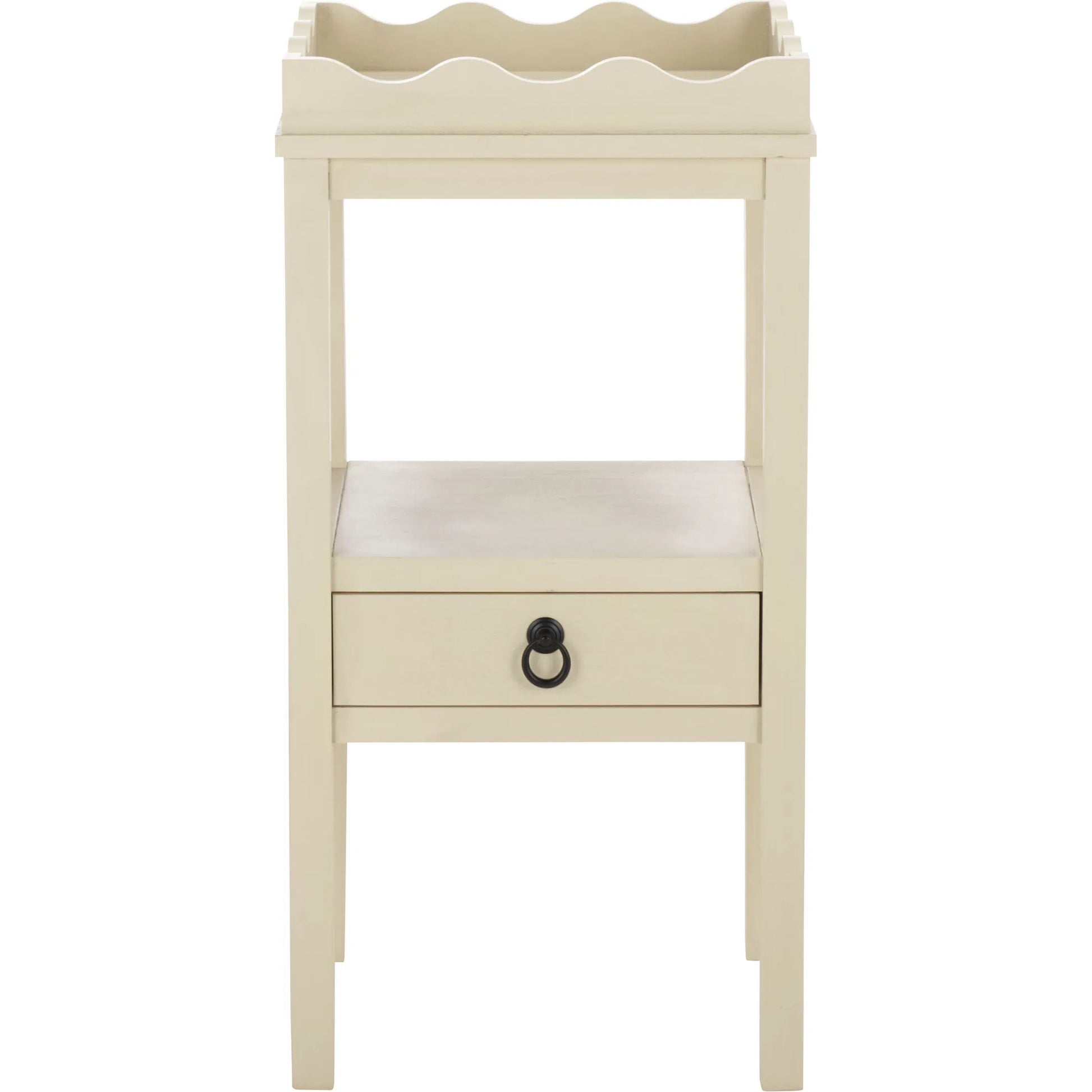 Grove One Drawer Accent Table by HedgeApple Essentials. Made from pine wood, mdf, zinc alloy in a unique style.
