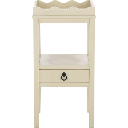 Grove One Drawer Accent Table by HedgeApple Essentials. Made from pine wood, mdf, zinc alloy in a unique style.