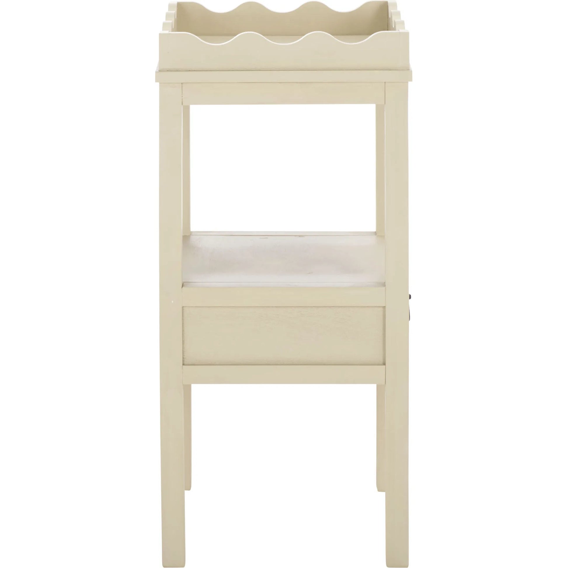 Grove One Drawer Accent Table by HedgeApple Essentials. Made from pine wood, mdf, zinc alloy in a unique style.