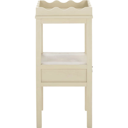 Grove One Drawer Accent Table by HedgeApple Essentials. Made from pine wood, mdf, zinc alloy in a unique style.