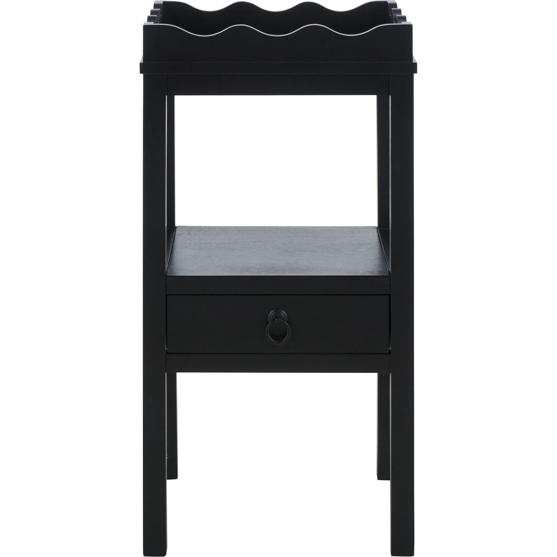 Grove One Drawer Accent Table by HedgeApple Essentials. Made from pine wood, mdf, zinc alloy in a unique style.