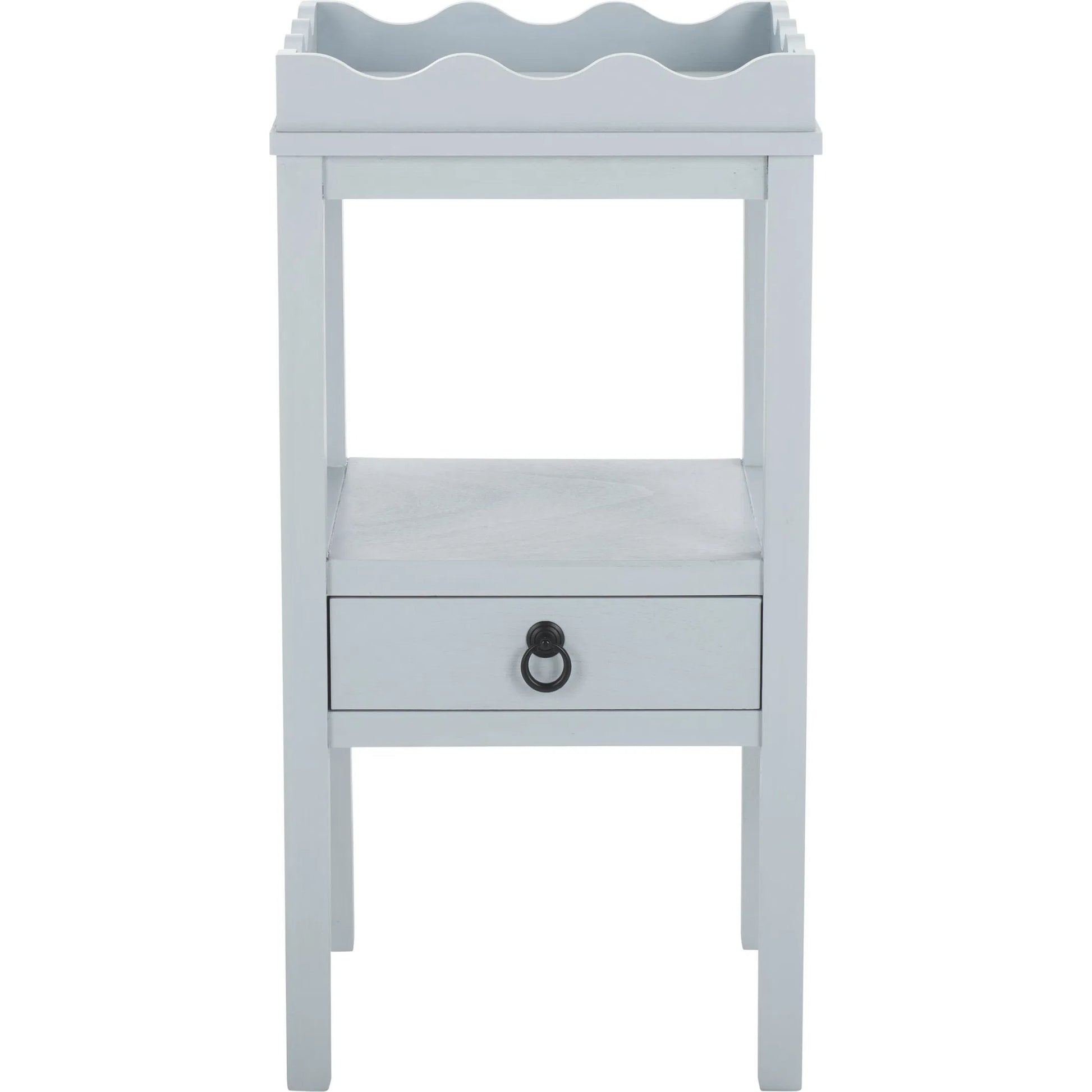 Grove One Drawer Accent Table by HedgeApple Essentials. Made from pine wood, mdf, zinc alloy in a unique style.