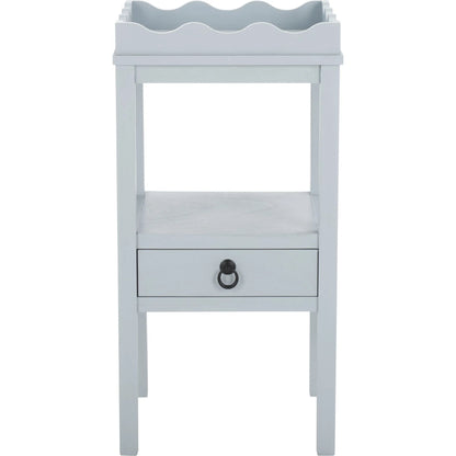 Grove One Drawer Accent Table by HedgeApple Essentials. Made from pine wood, mdf, zinc alloy in a unique style.