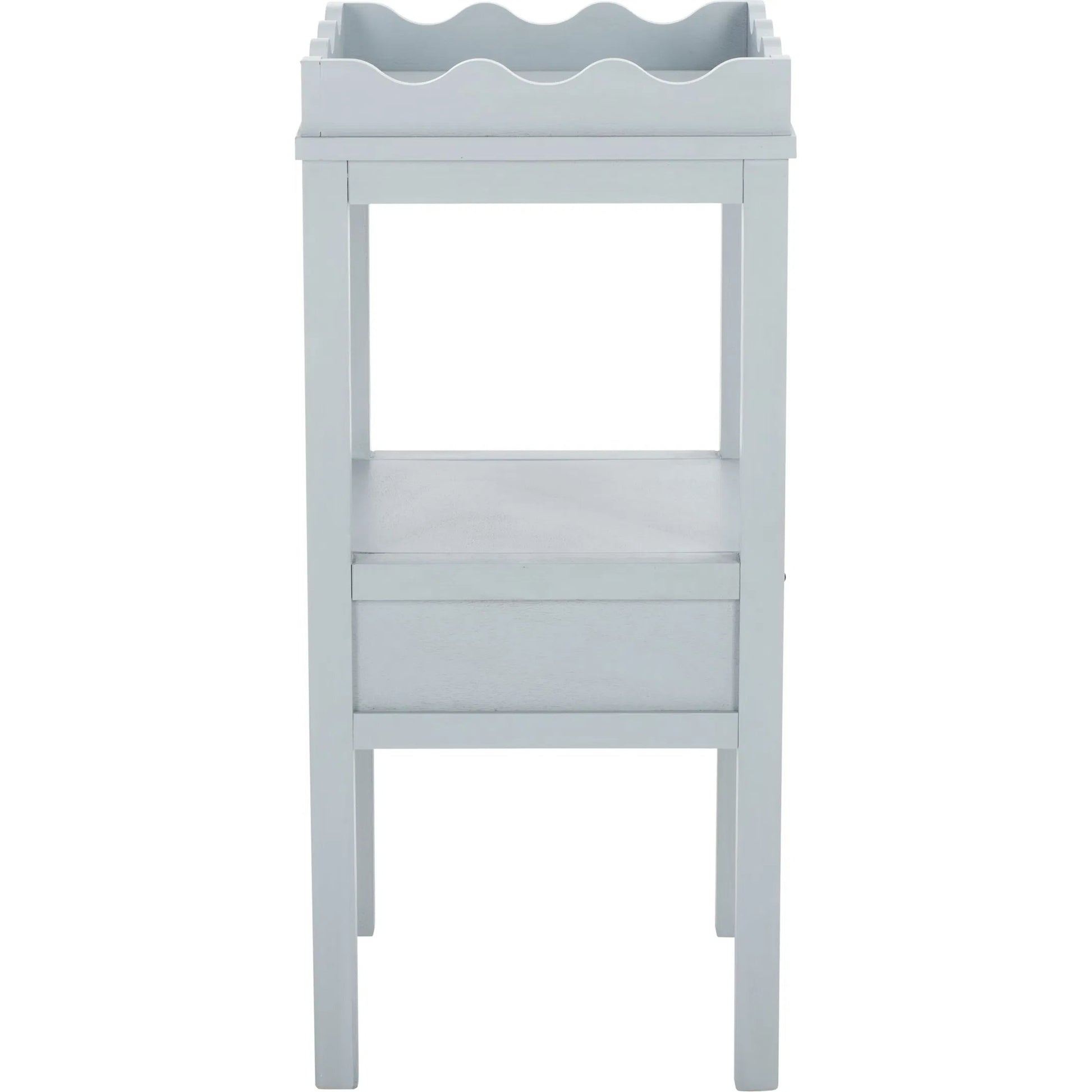 Grove One Drawer Accent Table by HedgeApple Essentials. Made from pine wood, mdf, zinc alloy in a unique style.