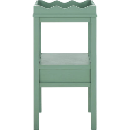 Grove One Drawer Accent Table by HedgeApple Essentials. Made from pine wood, mdf, zinc alloy in a unique style.