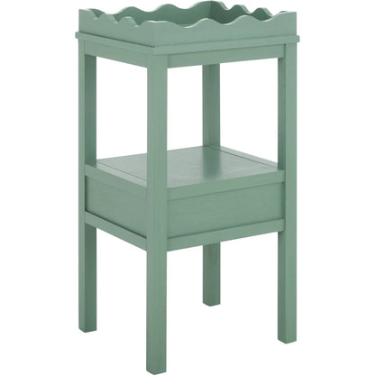 Grove One Drawer Accent Table by HedgeApple Essentials. Made from pine wood, mdf, zinc alloy in a unique style.