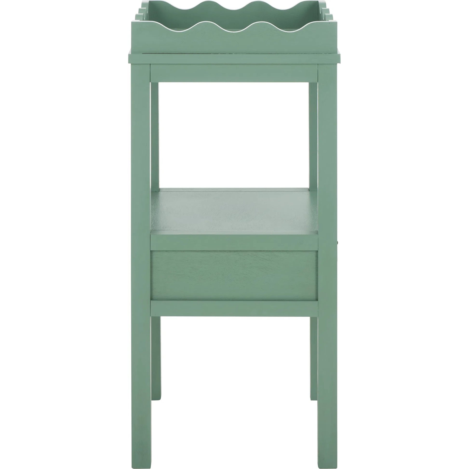 Grove One Drawer Accent Table by HedgeApple Essentials. Made from pine wood, mdf, zinc alloy in a unique style.