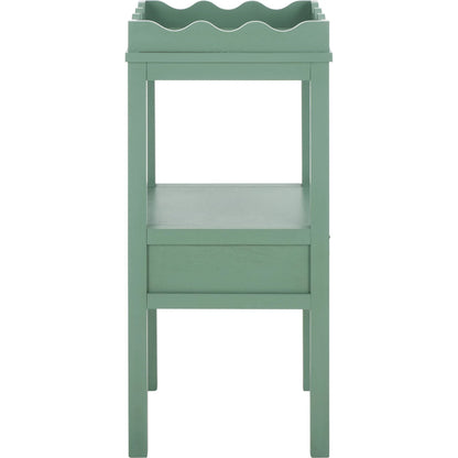 Grove One Drawer Accent Table by HedgeApple Essentials. Made from pine wood, mdf, zinc alloy in a unique style.
