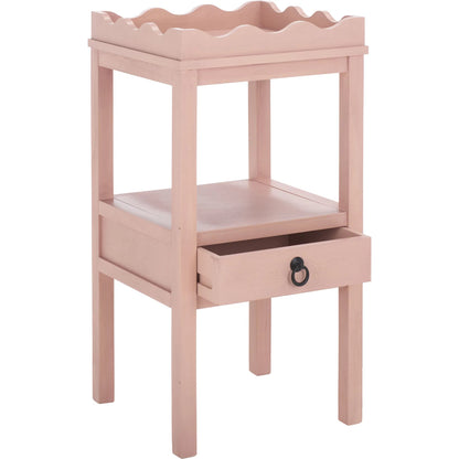 Grove One Drawer Accent Table by HedgeApple Essentials. Made from pine wood, mdf, zinc alloy in a unique style.