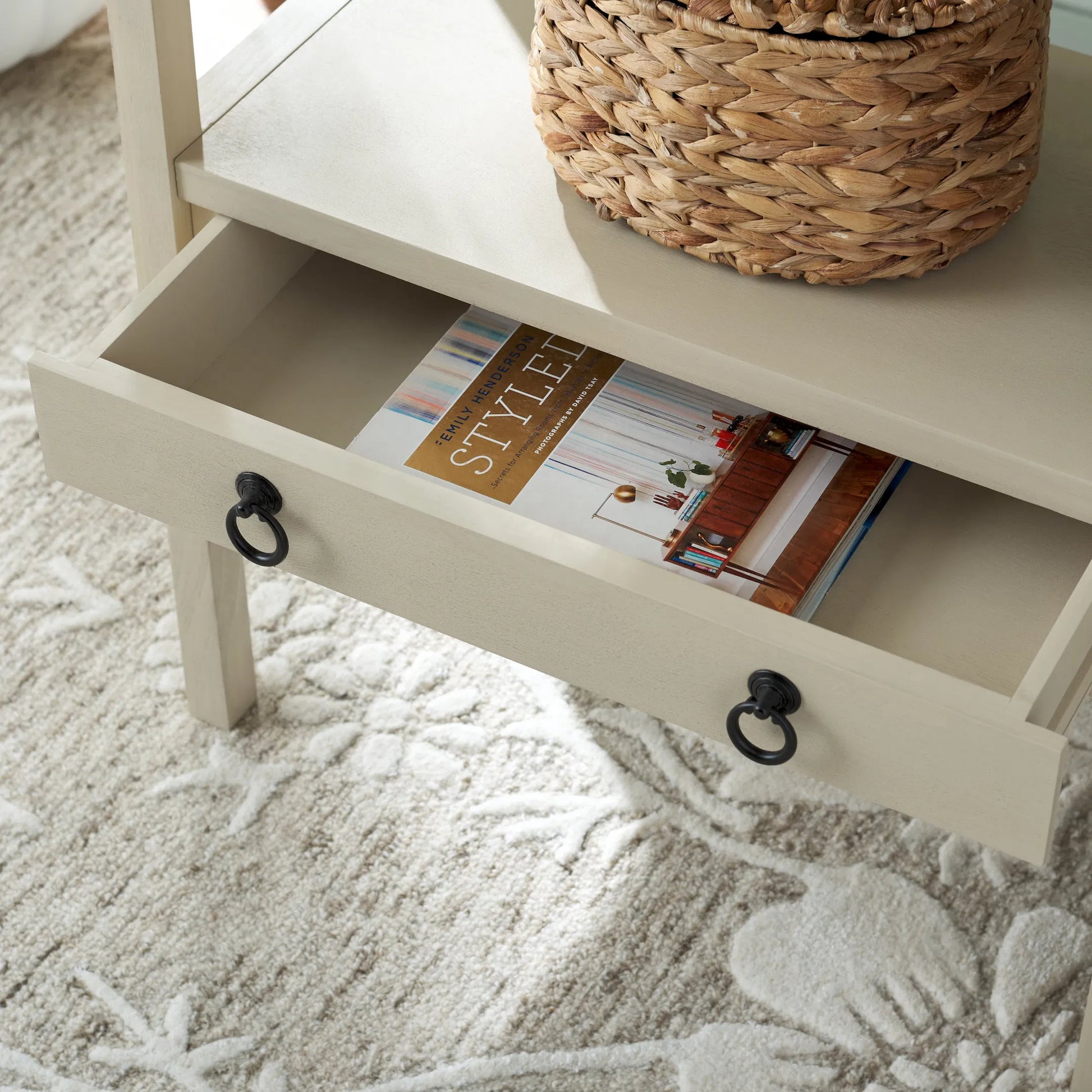 Grove Rectangle Accent Table by HedgeApple Essentials. Made from pine wood, mdf, zinc alloy in a unique style.