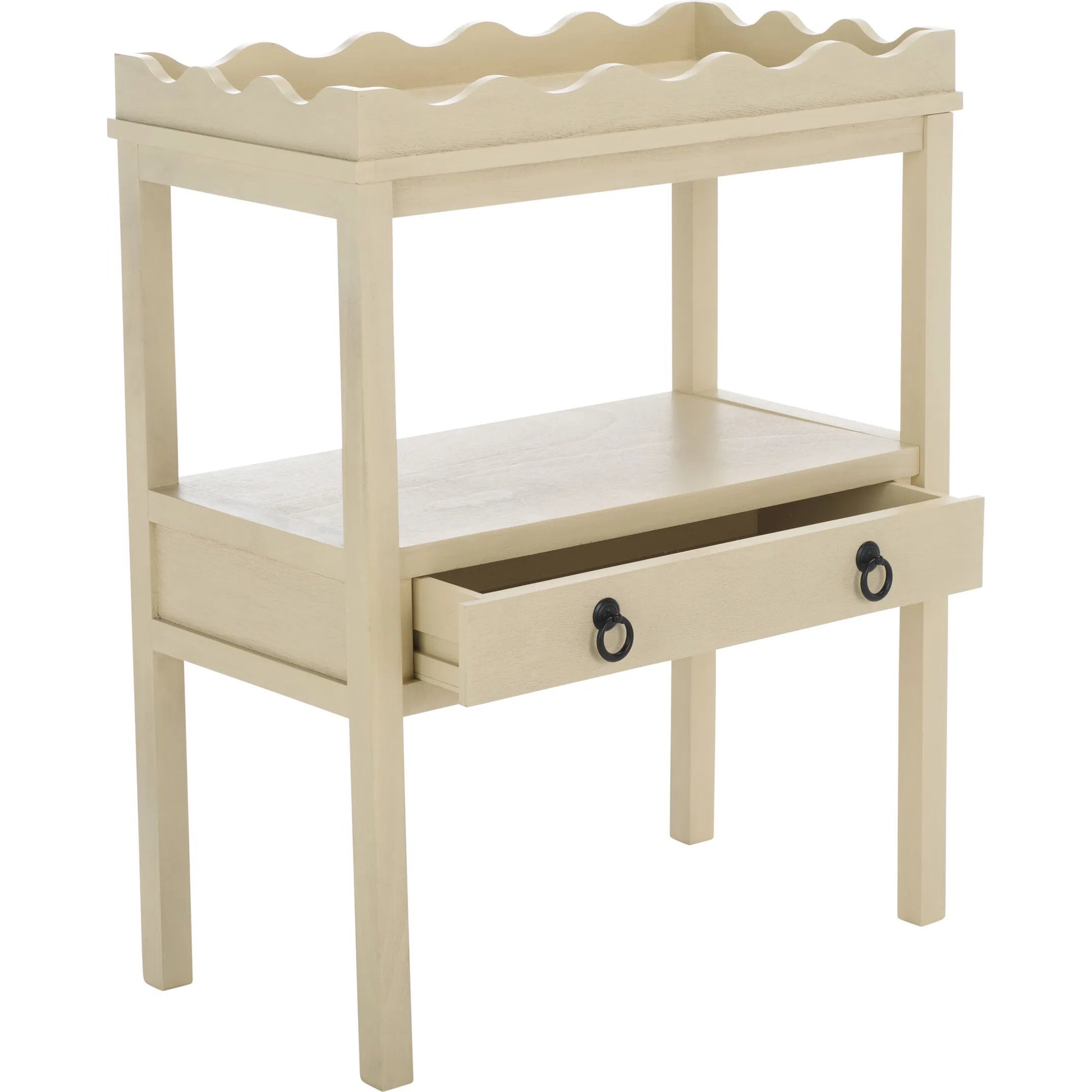 Grove Rectangle Accent Table by HedgeApple Essentials. Made from pine wood, mdf, zinc alloy in a unique style.
