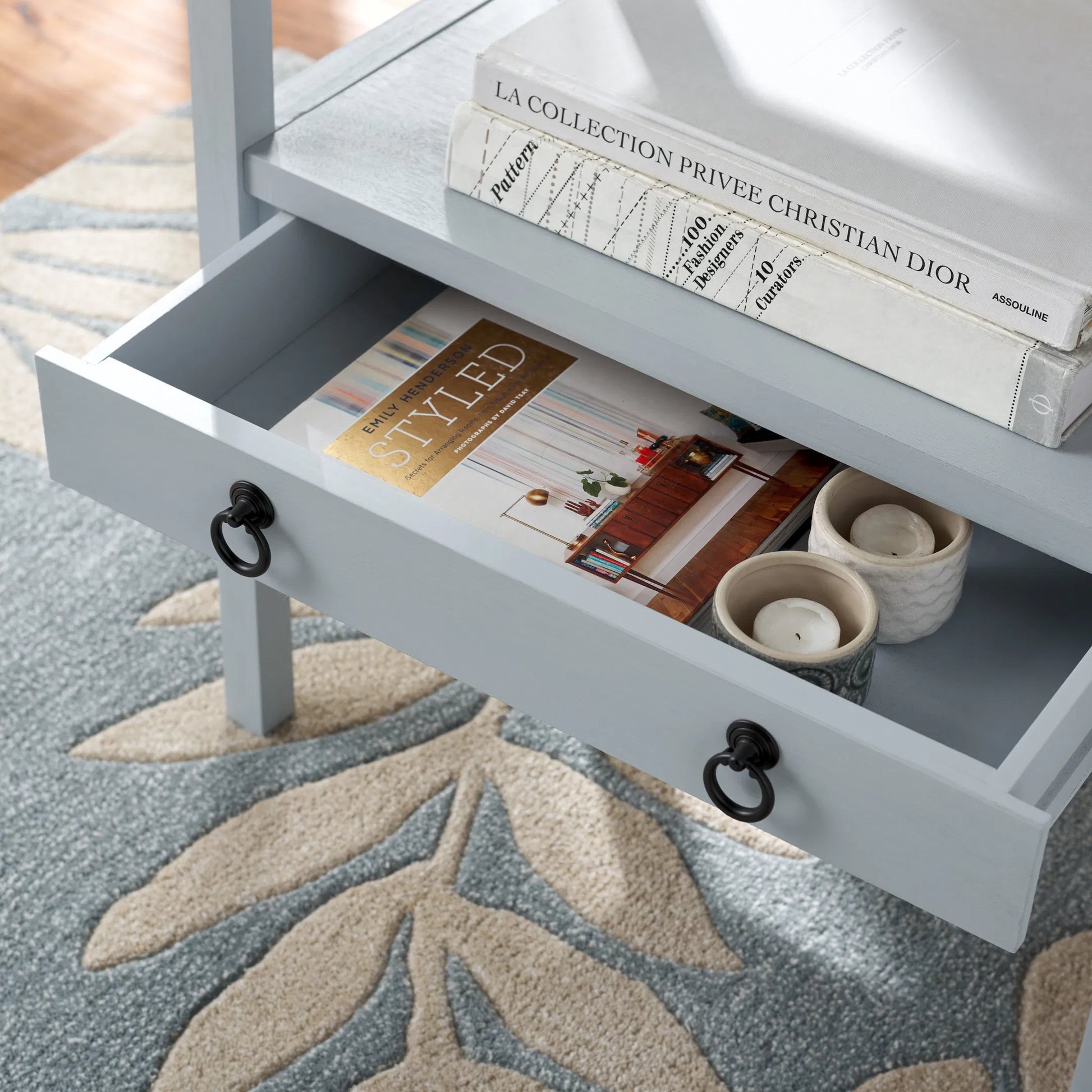 Grove Rectangle Accent Table by HedgeApple Essentials. Made from pine wood, mdf, zinc alloy in a unique style.