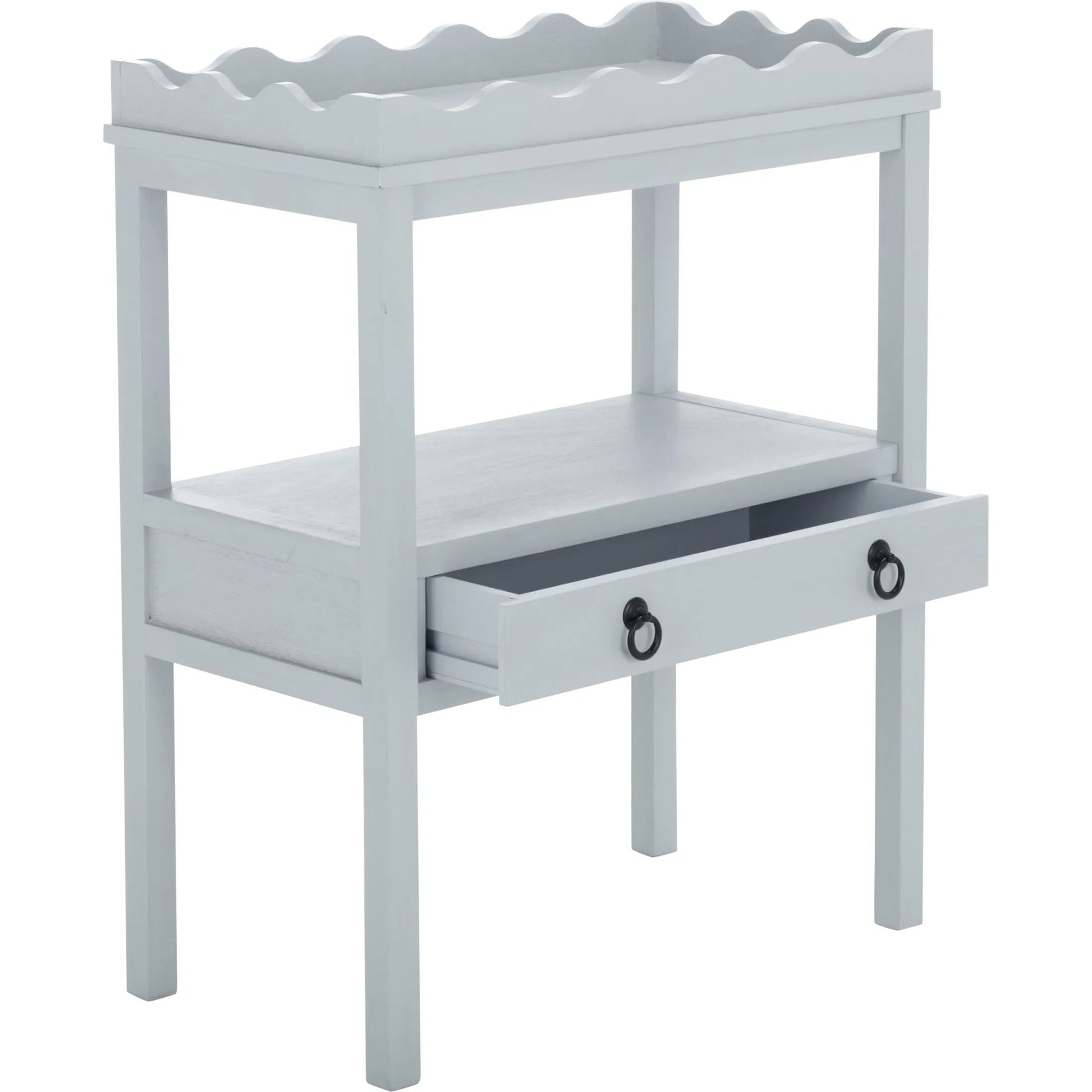 Grove Rectangle Accent Table by HedgeApple Essentials. Made from pine wood, mdf, zinc alloy in a unique style.