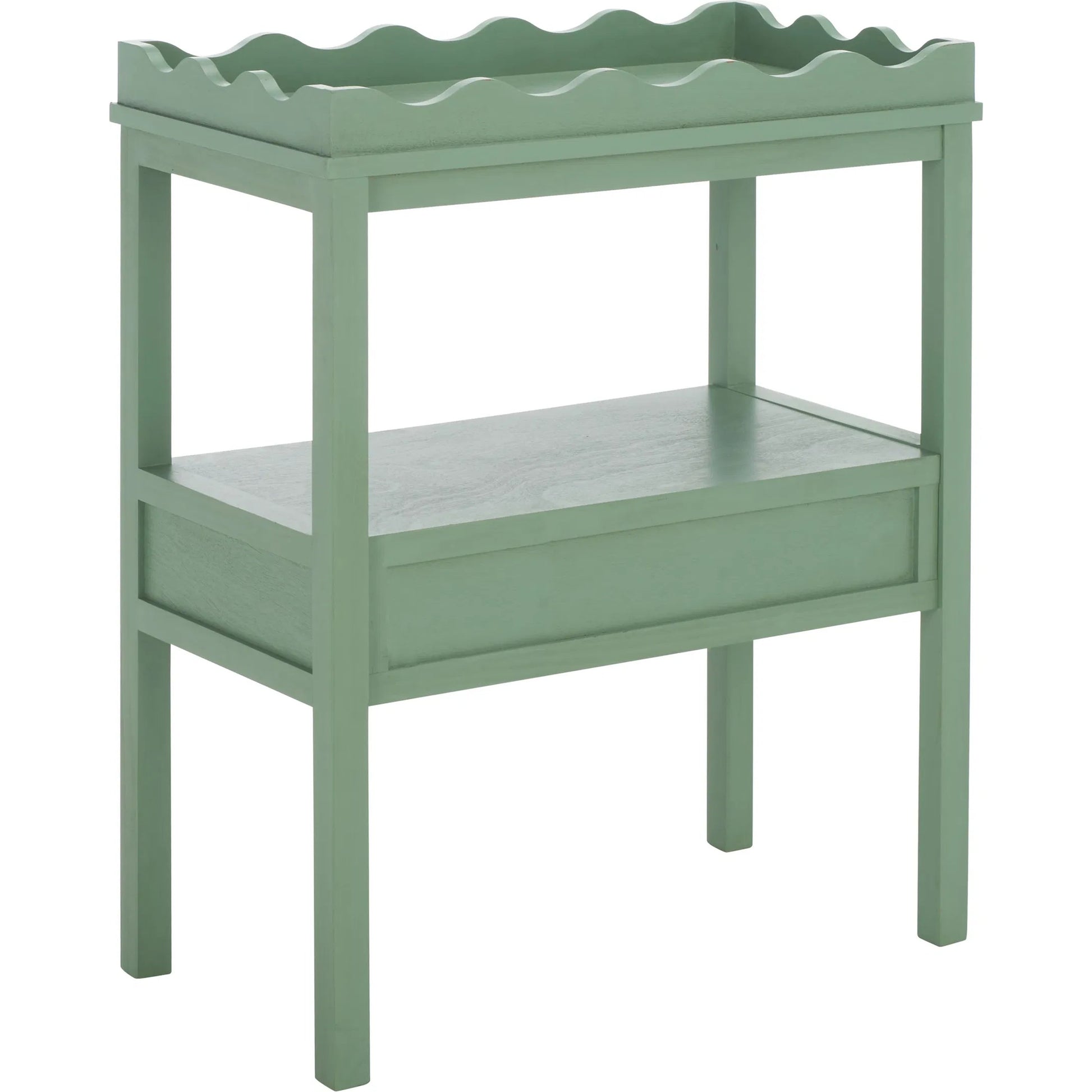 Grove Rectangle Accent Table by HedgeApple Essentials. Made from pine wood, mdf, zinc alloy in a unique style.