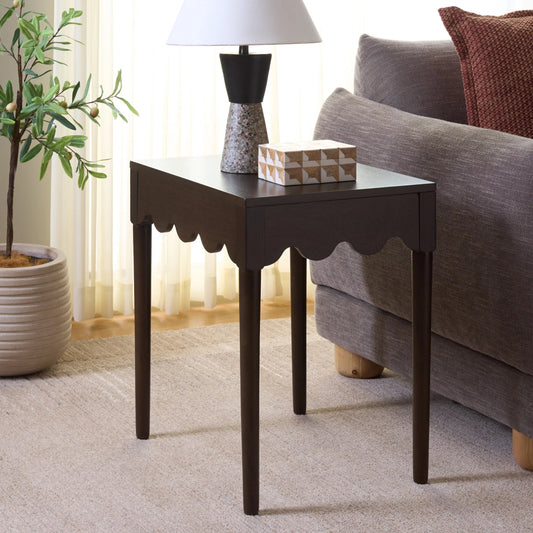 Yuba Accent Table by HedgeApple Essentials. Made from pine wood, mdf in a traditional style.