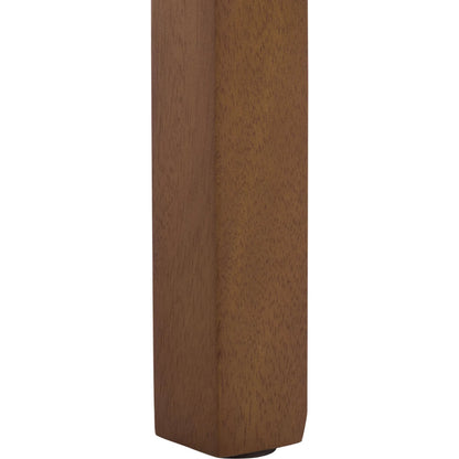 Utuado 1 Drawer Accent Table by HedgeApple Essentials in dark oak. Made from bayur wood, mdf, veneer in a transitional style.