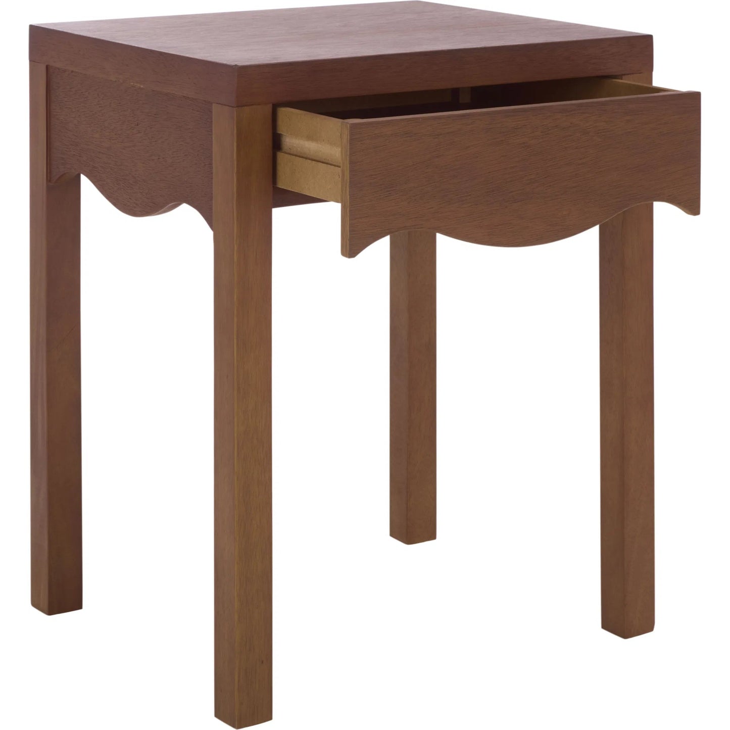 007 SI-2453758 | Additional Silo | Utuado 1 Drawer Accent Table by HedgeApple Essentials in dark oak. Made from bayur wood, mdf, veneer in a transitional style.