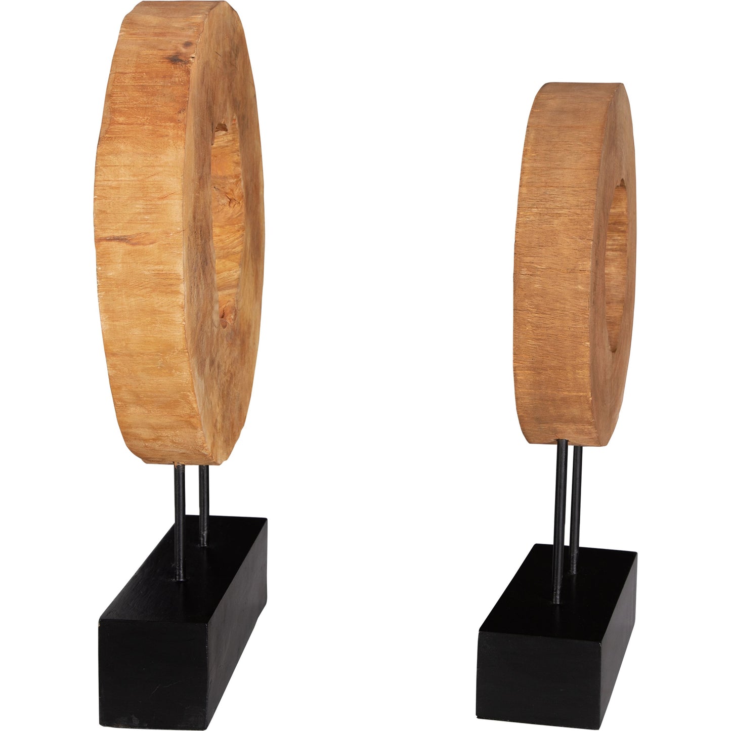 005 S-252433 | Additional Silo | Ashlea Wooden Sculptures (Set of 2) by Uttermost. Made from mango wood, iron in a cottage & farmhouse style.