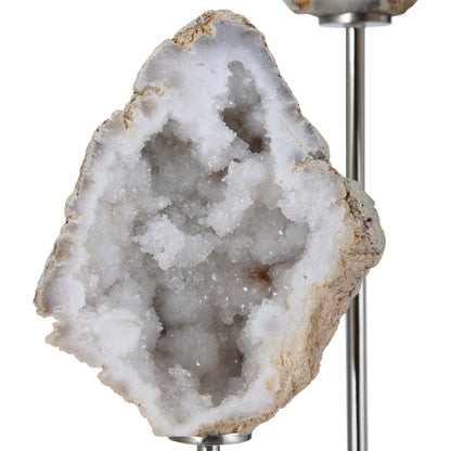 Cyrene Natural Stone Accessory by Uttermost. Made from steel, marble, crystal in a coastal style.