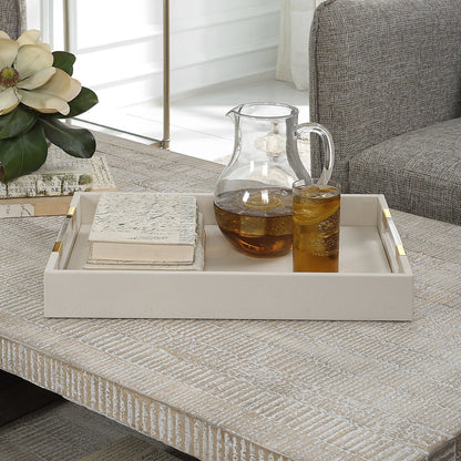 Wessex Shagreen Tray by Uttermost. Made from unique in a modern style.