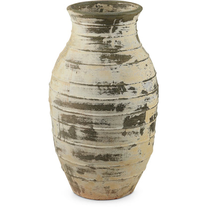 Ragusa Urn by Currey and Company. Made from terracotta in a rustic style.