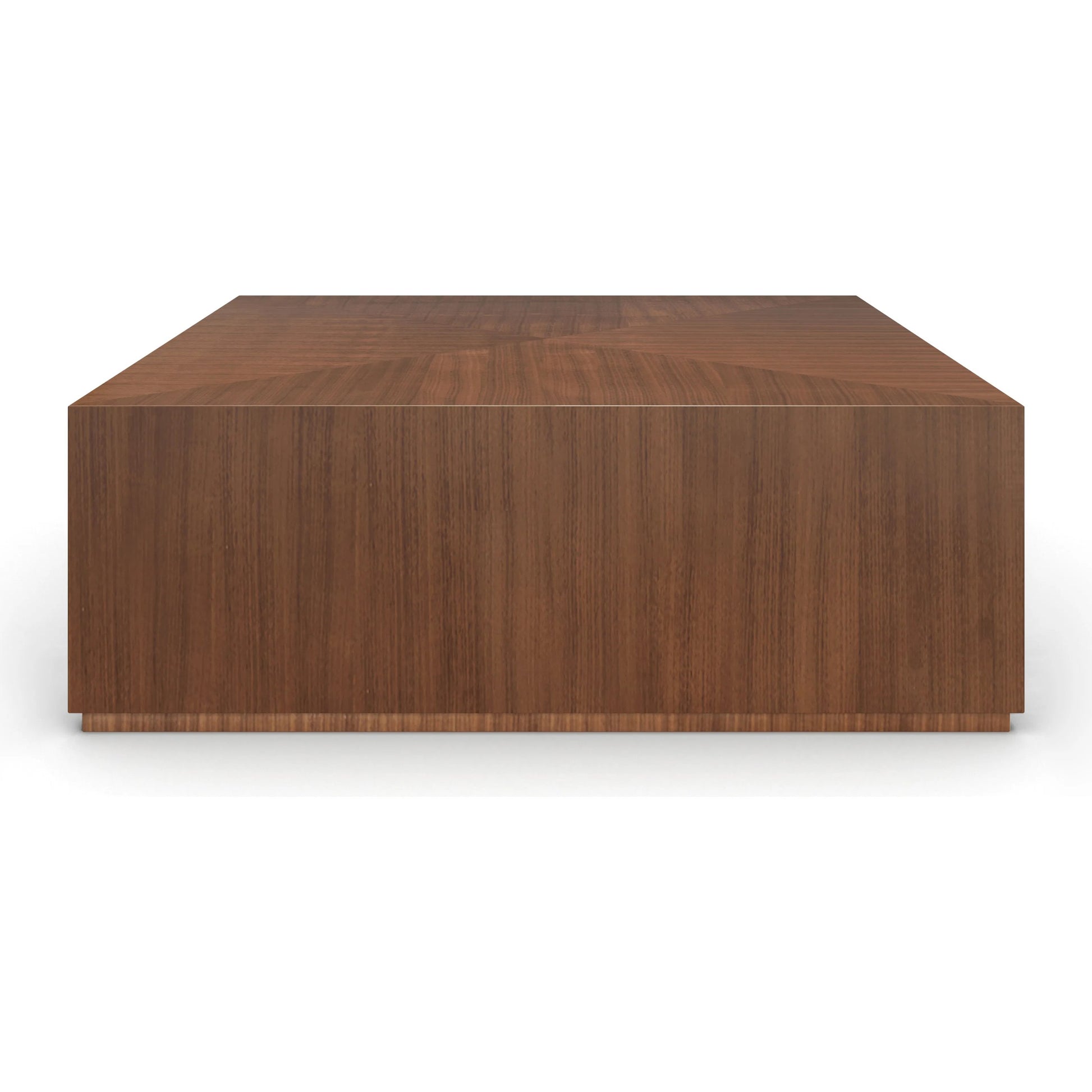 Bello Square Cocktail Table by Caracole in retro walnut. Made from unique in a transitional style.