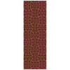 Rust, Tan / 2'6" x 8'