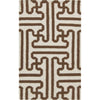 Ivory, Dark Brown / 2' x 3'