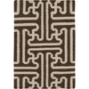 Dark Brown, Light Beige / 3'6" x 5'6"