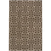 Dark Brown, Light Beige / 3'6" x 5'6"