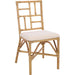 Dudley Accent Chair with Cushion (Set of 2) by HedgeApple Essentials. Made from rattan, 60% cotton, 40% polyester in a unique style.