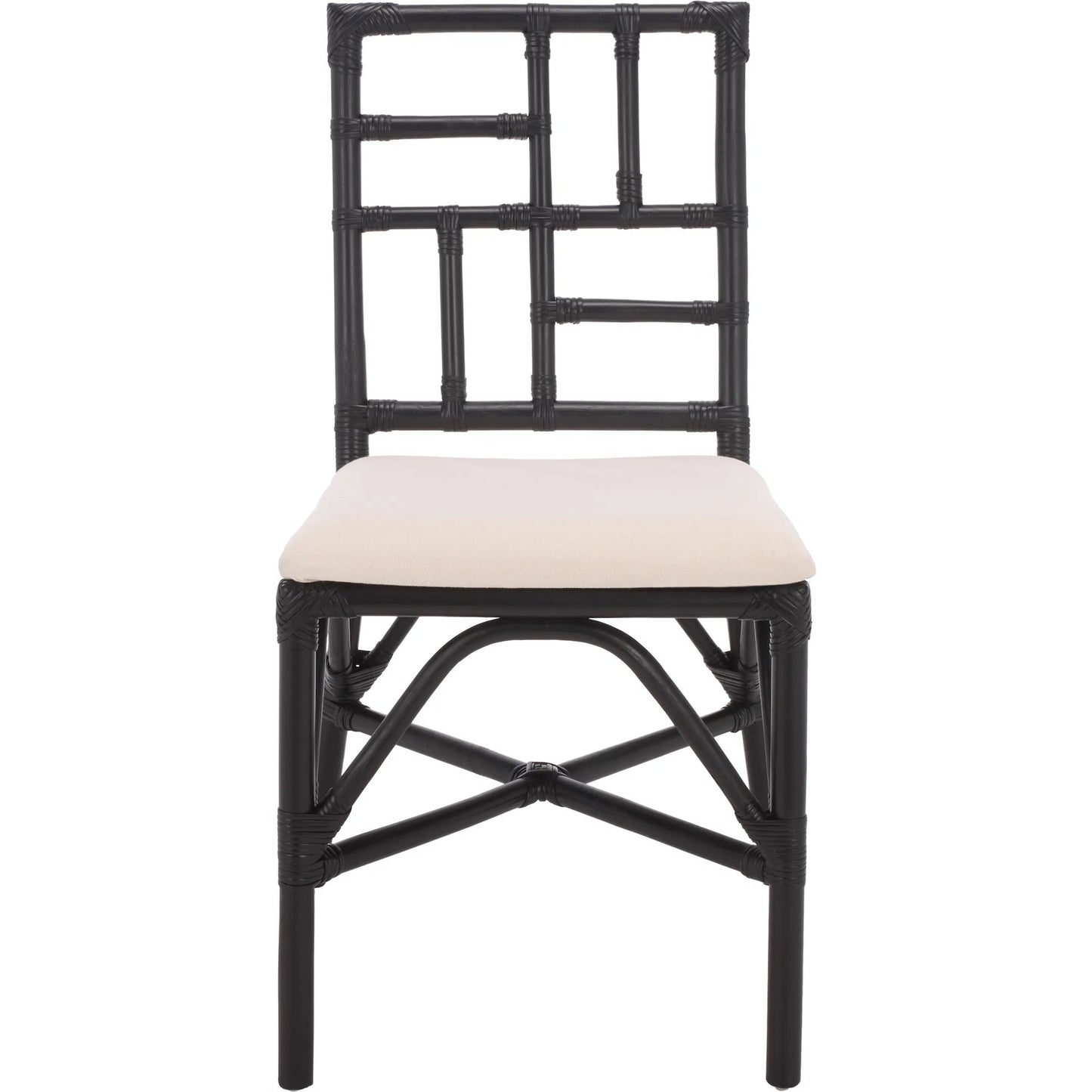 014 SI-2629736 | Additional Silo | Dudley Accent Chair with Cushion (Set of 2) by HedgeApple Essentials. Made from rattan, 60% cotton, 40% polyester in a unique style.