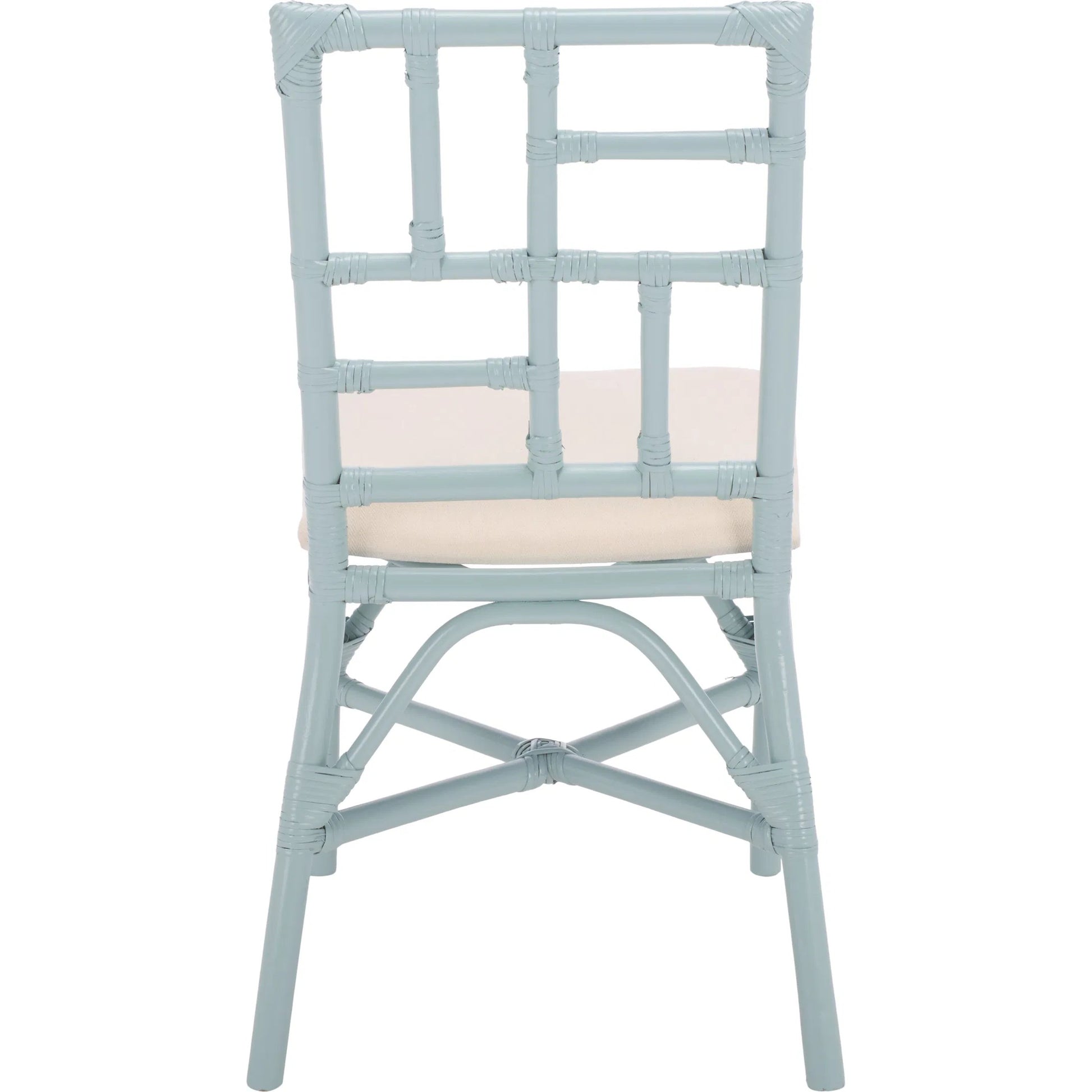 Dudley Accent Chair with Cushion (Set of 2) by HedgeApple Essentials. Made from rattan, 60% cotton, 40% polyester in a unique style.
