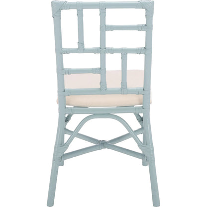Dudley Accent Chair with Cushion (Set of 2) by HedgeApple Essentials. Made from rattan, 60% cotton, 40% polyester in a unique style.
