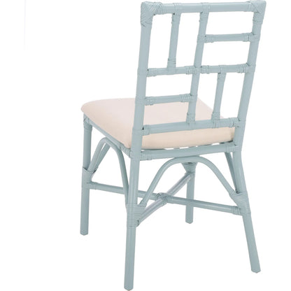 Dudley Accent Chair with Cushion (Set of 2) by HedgeApple Essentials. Made from rattan, 60% cotton, 40% polyester in a unique style.