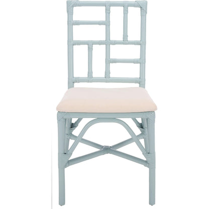 Dudley Accent Chair with Cushion (Set of 2) by HedgeApple Essentials. Made from rattan, 60% cotton, 40% polyester in a unique style.