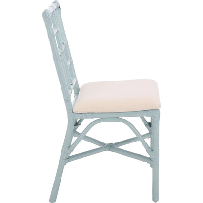 Dudley Accent Chair with Cushion (Set of 2) by HedgeApple Essentials. Made from rattan, 60% cotton, 40% polyester in a unique style.