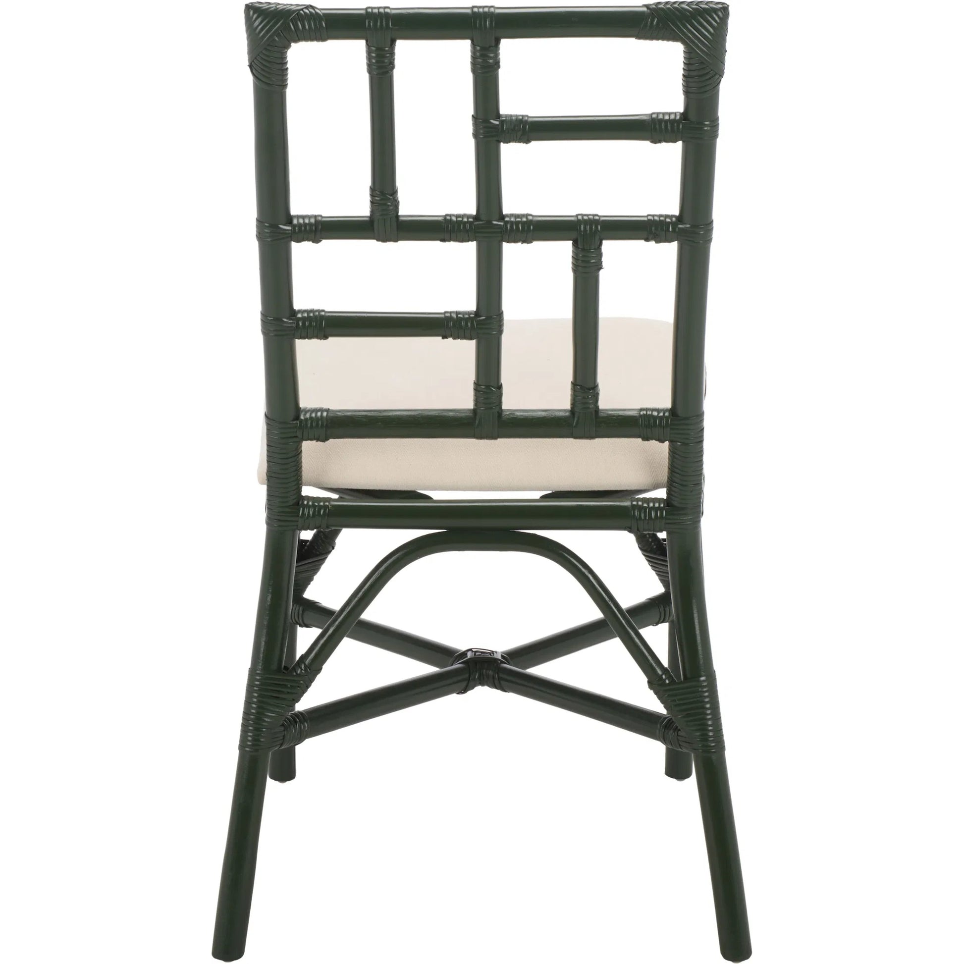 Dudley Accent Chair with Cushion (Set of 2) by HedgeApple Essentials. Made from rattan, 60% cotton, 40% polyester in a unique style.