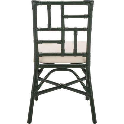 Dudley Accent Chair with Cushion (Set of 2) by HedgeApple Essentials. Made from rattan, 60% cotton, 40% polyester in a unique style.