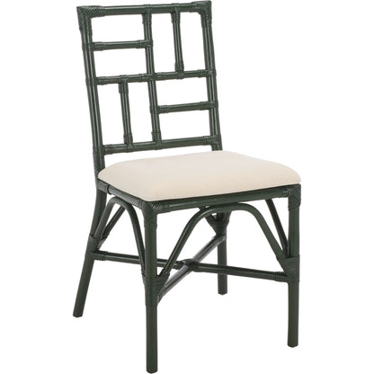 Dudley Accent Chair with Cushion (Set of 2) by HedgeApple Essentials. Made from rattan, 60% cotton, 40% polyester in a unique style.
