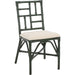 Dudley Accent Chair with Cushion (Set of 2) by HedgeApple Essentials. Made from rattan, 60% cotton, 40% polyester in a unique style.
