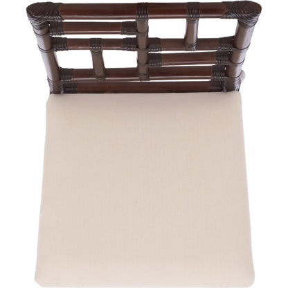 Dudley Accent Chair with Cushion (Set of 2) by HedgeApple Essentials. Made from rattan, 60% cotton, 40% polyester in a unique style.