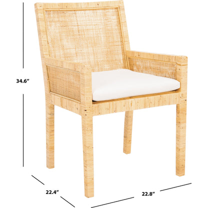 Albany Accent Chair with Cushion by HedgeApple Essentials. Made from mango wood in a modern style.