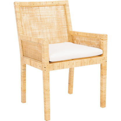 Albany Accent Chair with Cushion by HedgeApple Essentials. Made from mango wood in a modern style.