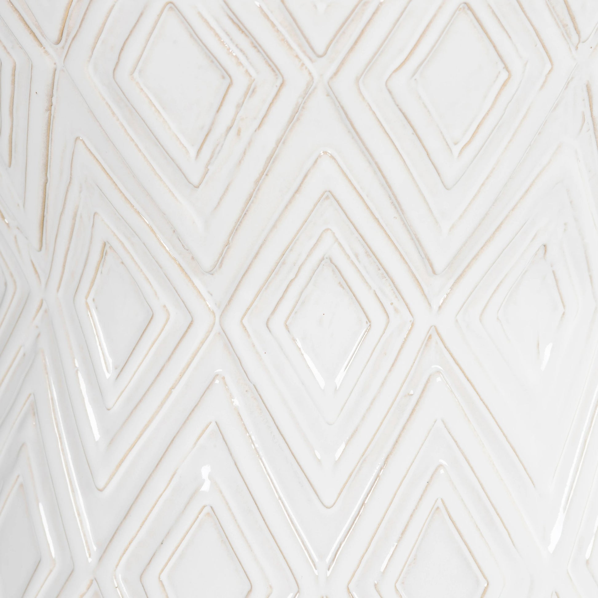 Cali Indoor/Outdoor by Surya in white and glazedglazed. Made from top: ceramic, base: ceramic in a modern style.