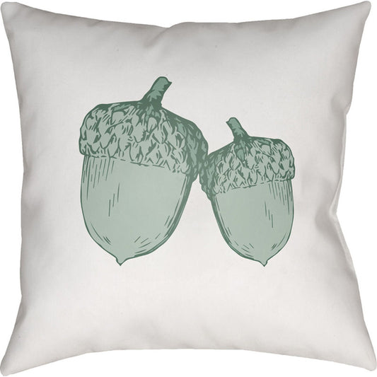 Acorn Pillow - 14001 by Livabliss. Made from front: 100% polyester, back: 100% polyester in a modern style.