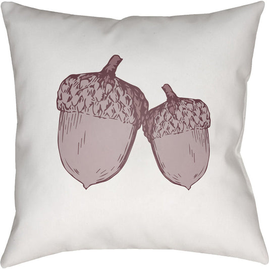 Acorn Pillow - 14001 by Livabliss. Made from front: 100% polyester, back: 100% polyester in a modern style.