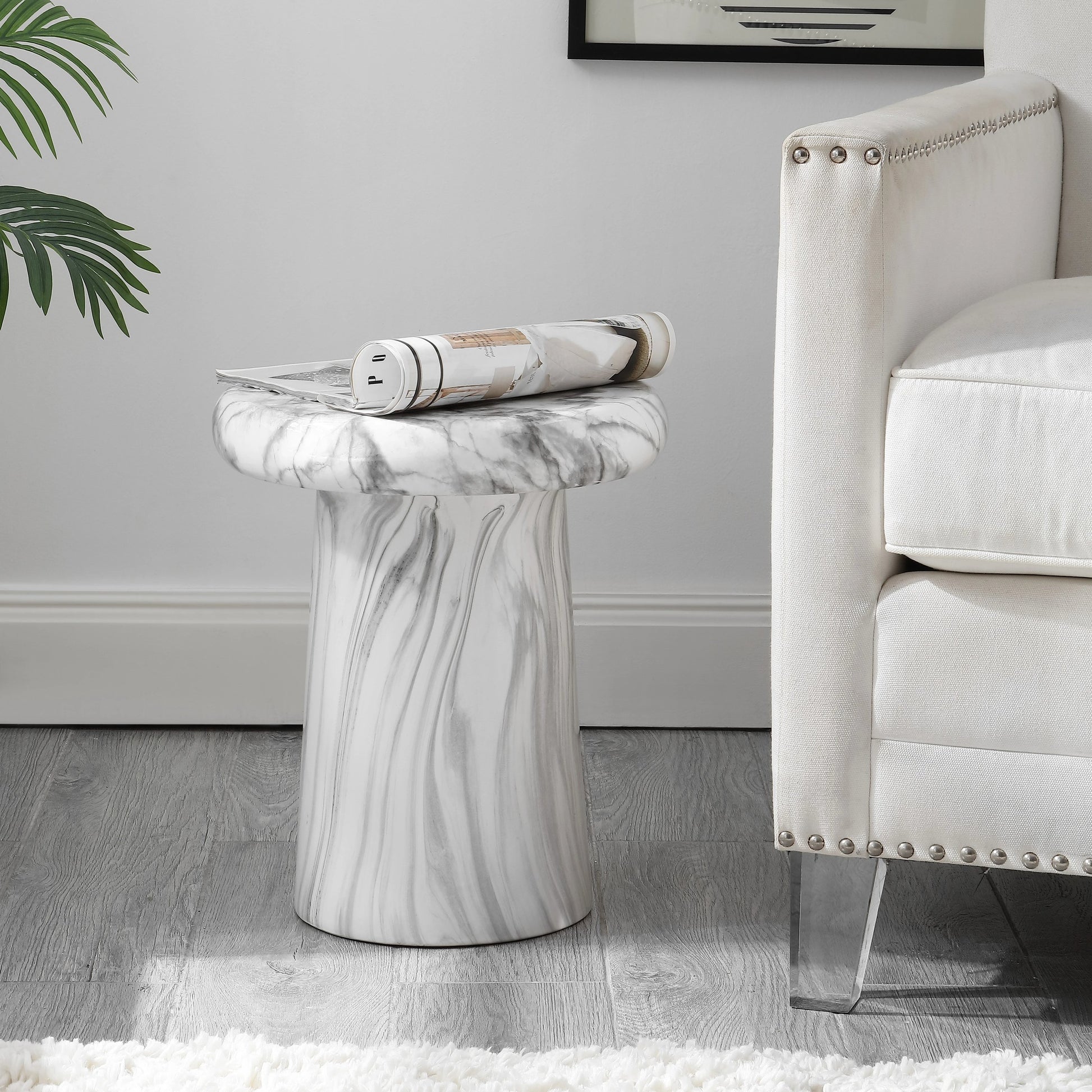 Greenup Garden Stool by HedgeApple Essentials. Made from ceramic in a modern style.