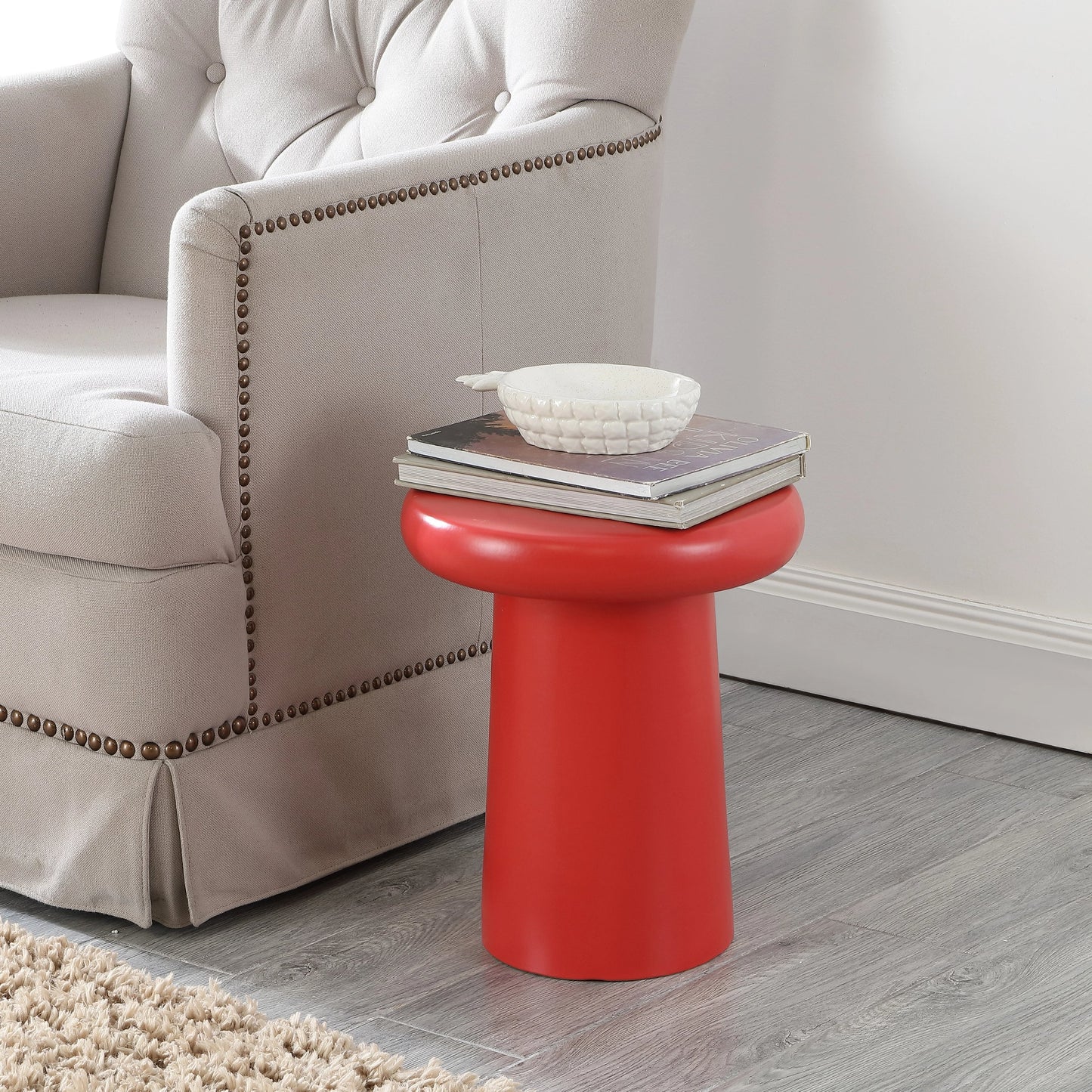 010 SI-2154785 | Lifestyle | Greenup Garden Stool by HedgeApple Essentials. Made from ceramic in a modern style.